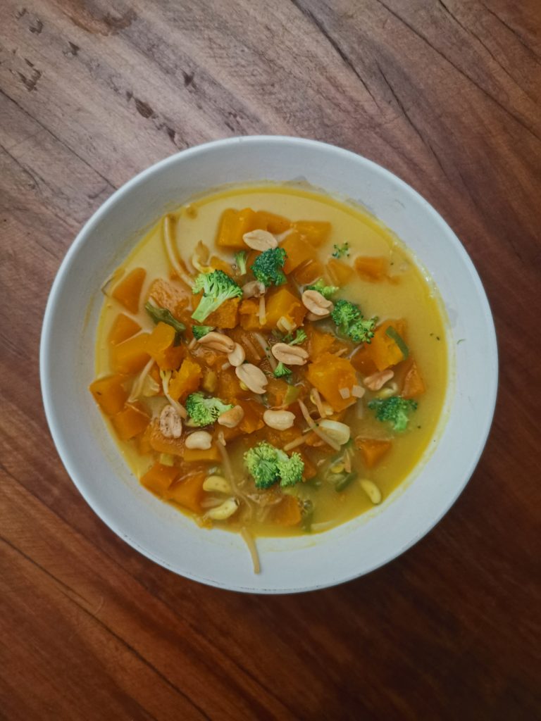 Receta de curry de zapallo thai Instant Pot