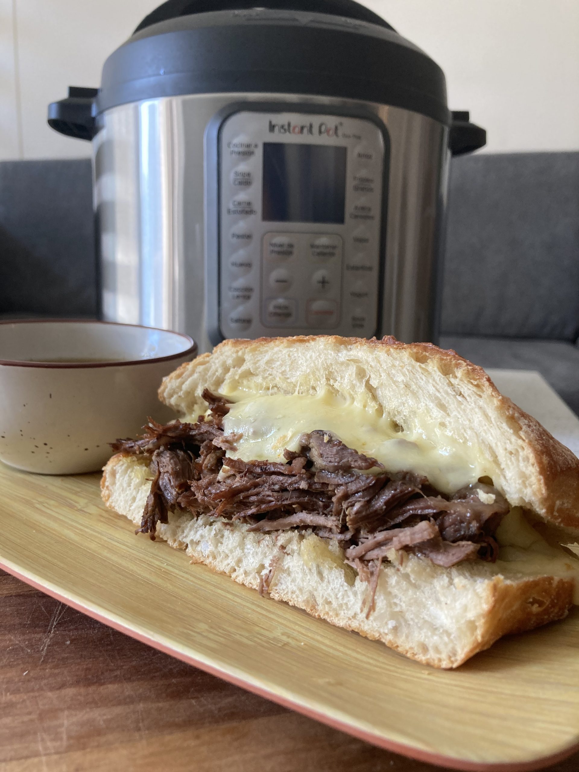 Receta de French dip sándwich - Instant Blog