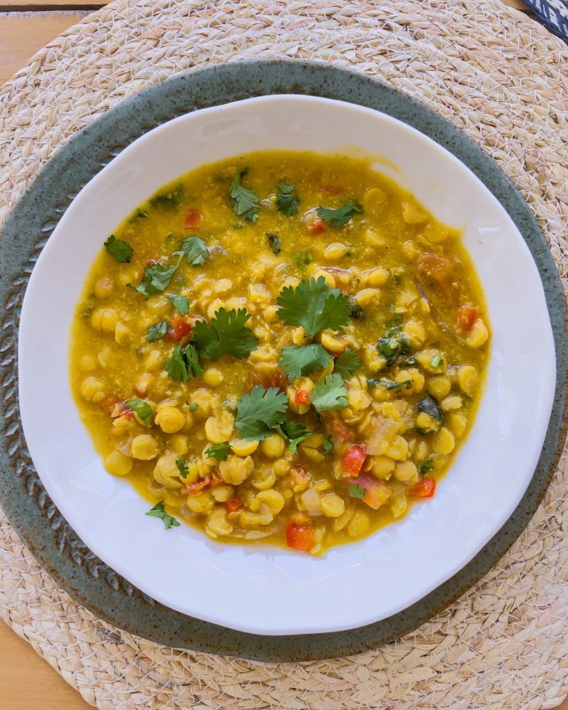Receta curry de garbanzos Instant Pot